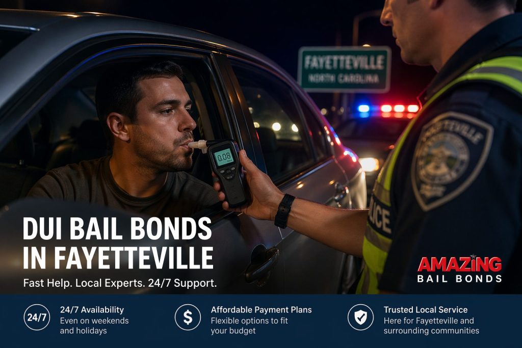 Fayetteville DUI Bail Bonds